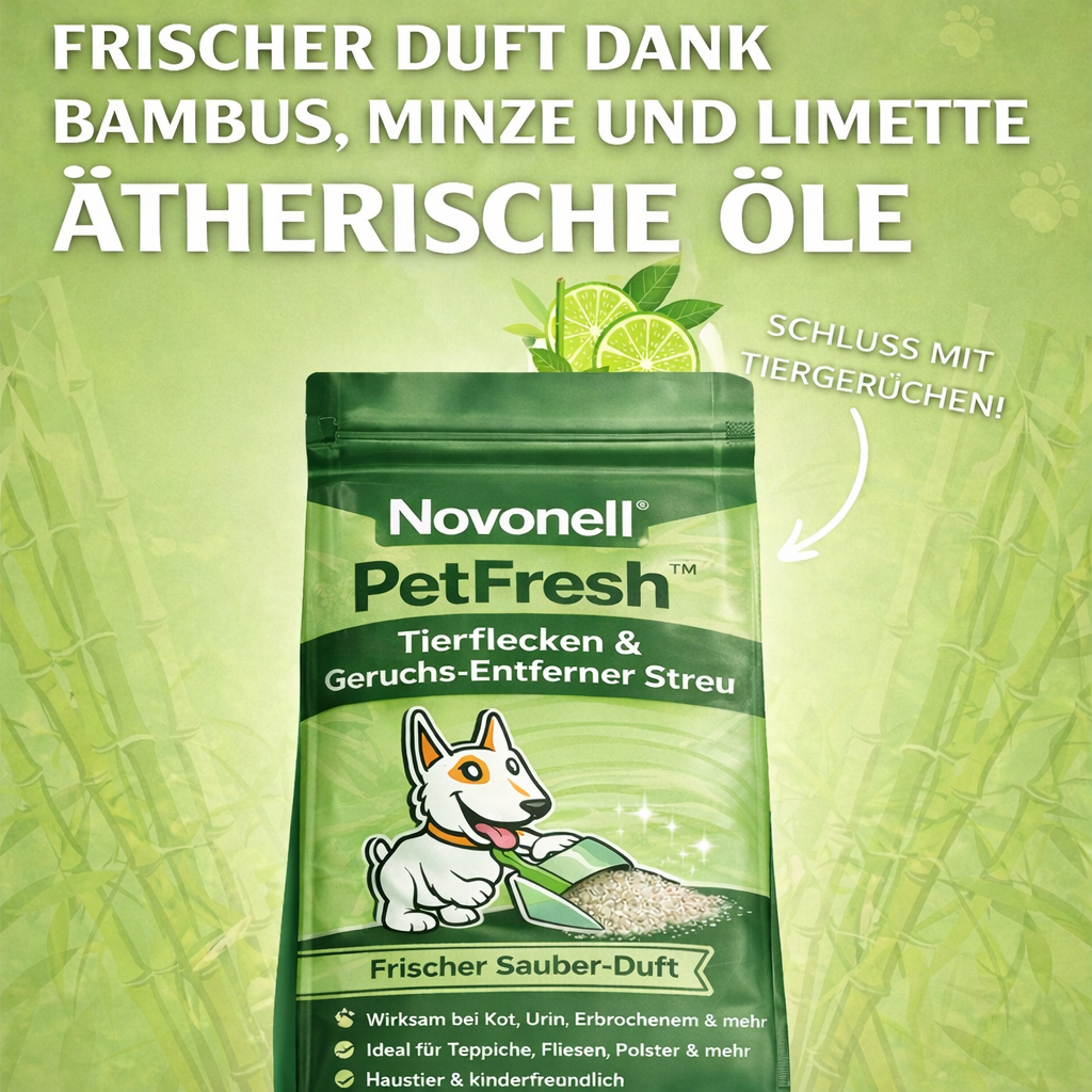 PetFresh™ - Tierflecken & Geruchs-Entferner Streu