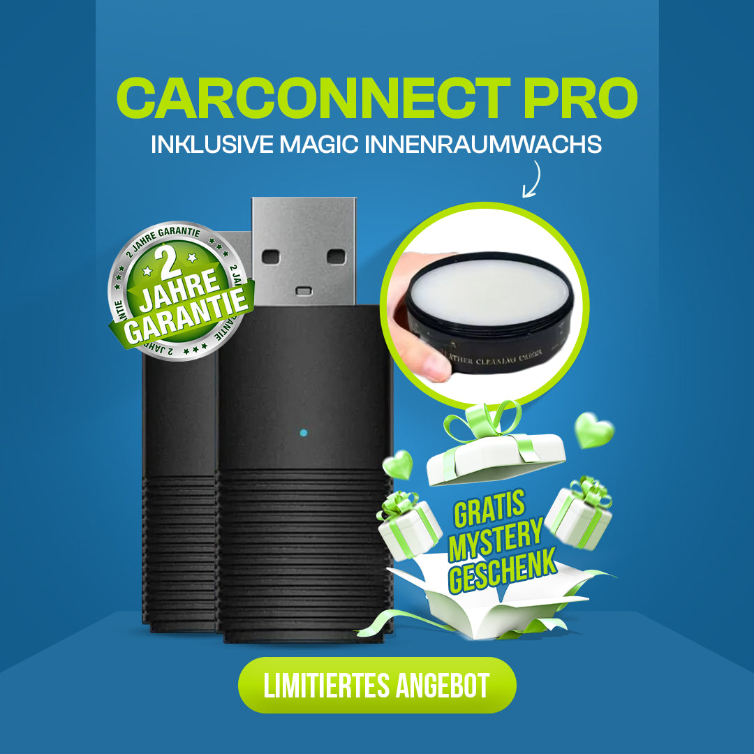 CarConnect™ Pro inkl. Innenraumwachs + 2 Jahre Garantie + Mystery Geschenk