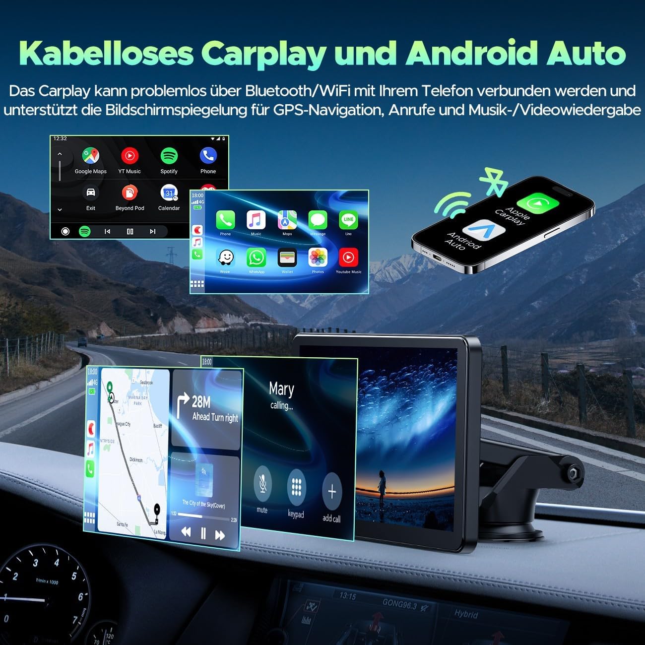 CarConnect™ - Display (inkl. Rückfahrkamera)