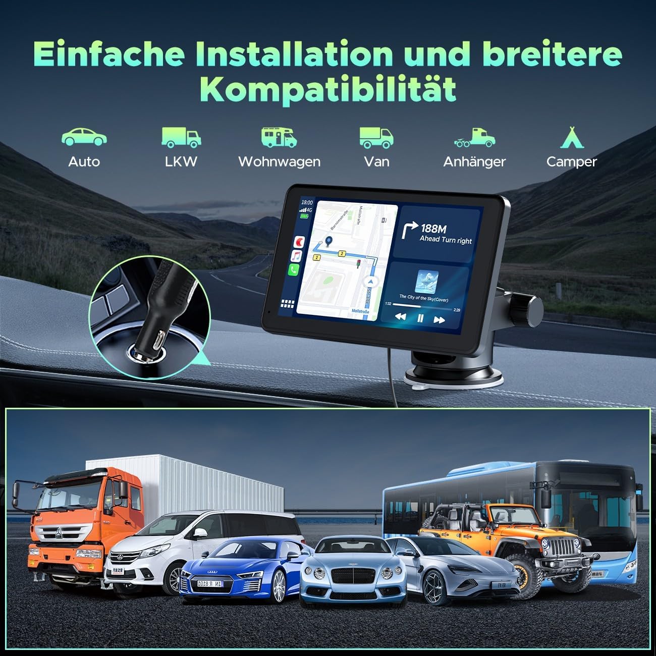 CarConnect™ - Display (inkl. Rückfahrkamera)